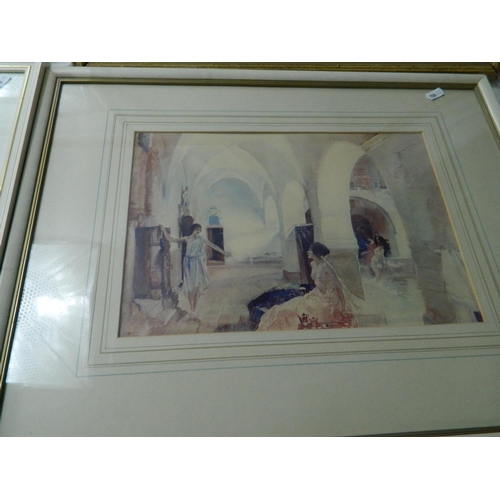 154 - Set of 4 framed Russell Flint prints