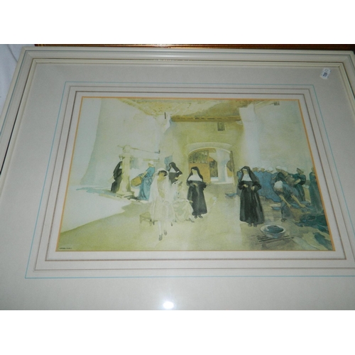 154 - Set of 4 framed Russell Flint prints