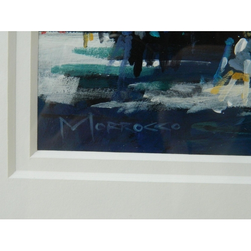 232 - Framed Jack Morrocco DA acyrlic on board titled ' Light and shade' [8