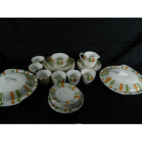 96 - 1960's Part Abstract Dinner Service