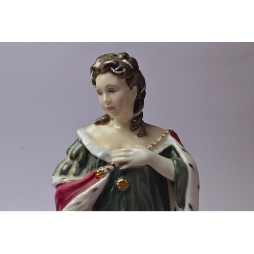 1017 - Royal Doulton 'Queen Anne' HN3141 year 1987 figurine approx 23cm high. Part of 'Queens of the Realm'... 