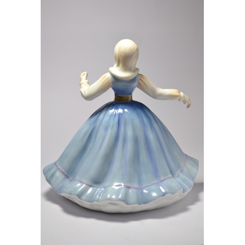 1020 - Royal Doulton 'Jennifer' HN2392 year 1981 figurine approx 23cm high.
Condition: Hairline crack aroun... 