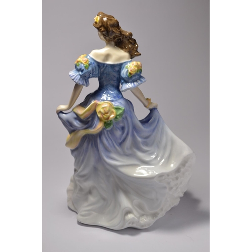 1031 - Royal Doulton 'Rebecca' HN4041 year 1997 figurine approx 22cm. 'Lady of the year 1998'.
Condition: I... 