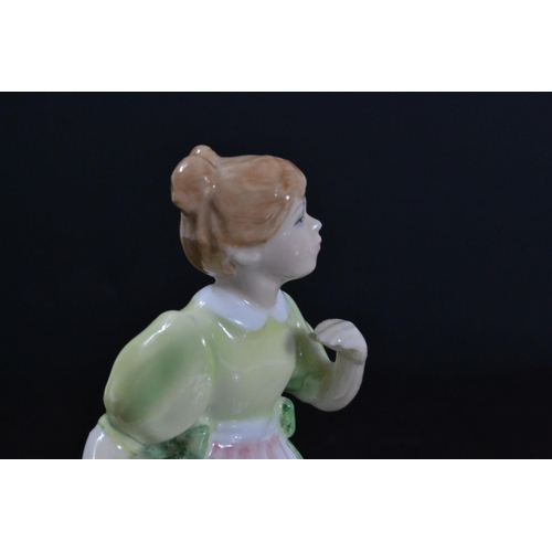 1034 - Two Royal Doulton figurines, 'Young Melody' HN3654 year 1994 approx 11cm high and 'Almost Grown' HN3... 