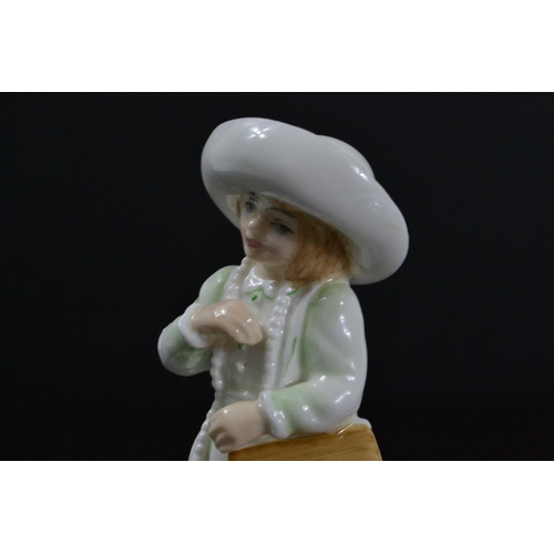 1034 - Two Royal Doulton figurines, 'Young Melody' HN3654 year 1994 approx 11cm high and 'Almost Grown' HN3... 