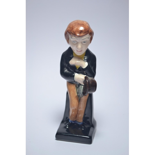 1050 - Three Royal Doulton 'Dickens collection' figures 'Captain Cuttle' (approx 11cm), 'Trotty Veck' (appr... 