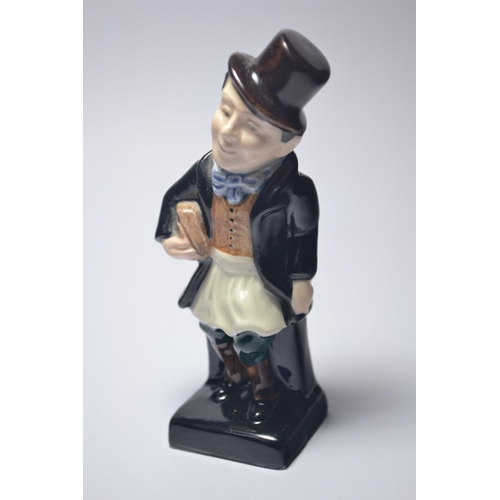 1050 - Three Royal Doulton 'Dickens collection' figures 'Captain Cuttle' (approx 11cm), 'Trotty Veck' (appr... 