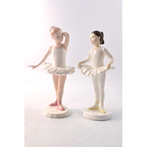 1051 - Two Royal Doulton figures 'Ballet Class' HN3731 1995 model approx 16cm tall and 'Star Performer' HN ... 