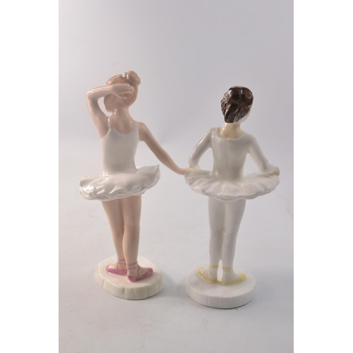 1051 - Two Royal Doulton figures 'Ballet Class' HN3731 1995 model approx 16cm tall and 'Star Performer' HN ... 