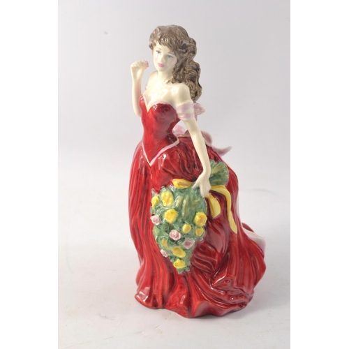 1089 - Royal Doulton 'Winter' HN4873 CW489 limited edition 87/2000 figurine approx 22cm tall, part of 'Mill... 