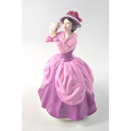 1120 - Royal Doulton 'Lady Pamela' HN2718 1973 figurine approx 21cm tall
Condition: In good order, no visib... 