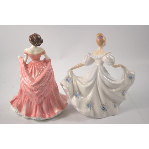 1126 - Two Royal Doulton figures to include 'Ruth' HN4099 1998 approx 20cm and 'Kathy' HN3305 1990 Peggy Da... 