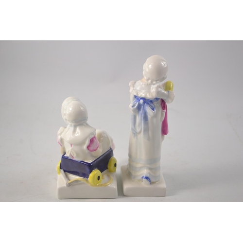 1141 - Two Kate Greenaway collection figures to include 'Amy' HN2958 approx 15cm and 'Nell' HN3014 approx 1... 