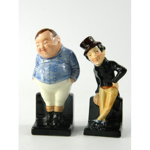 1154 - Royal Doulton 'Fat Boy' 11cm figure and 'Jingle' 10cm figure