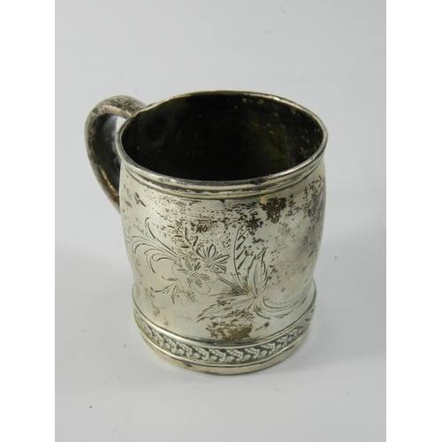 166 - Small Sterling Silver Tankard