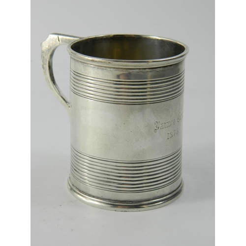 169 - Victorian London Hallmarked (1869) Small Tankard