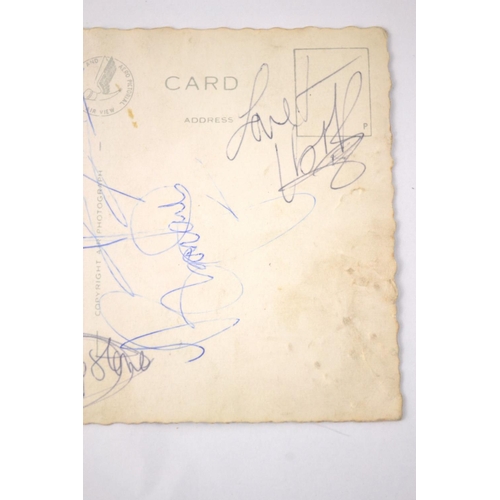 171B - LOCAL & WORLDWIDE INTEREST 1967 signed ROLLING STONES postcard from the Waverley Hotel Melrose