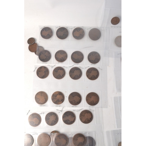 176 - Selection of British coins to include Victorian pennies, half pennies, three pences, 2 shillings and... 