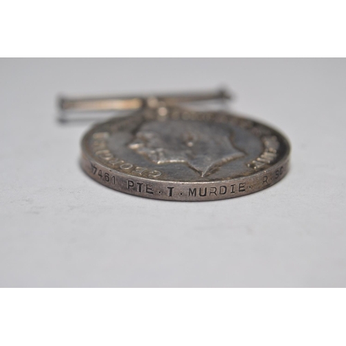 178 - WWI British War and Victory medal, the uncrowned left facing profile of King George V by Sir Bertram... 