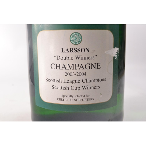 212 - 'LARSOON' 2003/2004 Double winners CELTIC Magnum of champagne - Scottish League champions and Scotti... 