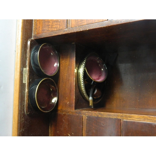 231 - Vintage fitted pipe cabinet. 12