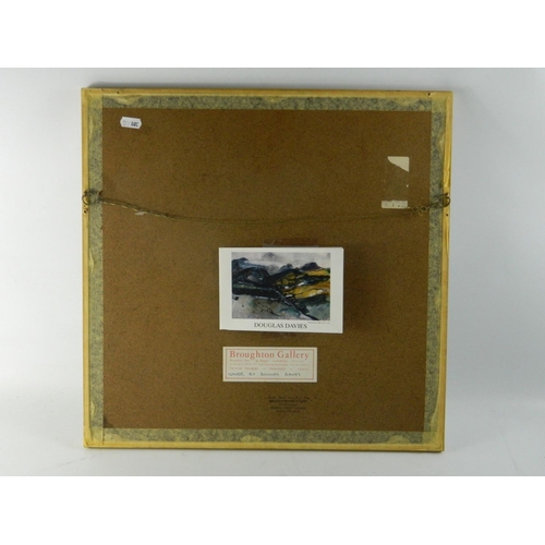 302 - DOUGLAS DAVIES 'Winter' framed mixed media, signature faint dated 1993. 
Frame 43.5 by 45cm and moun... 