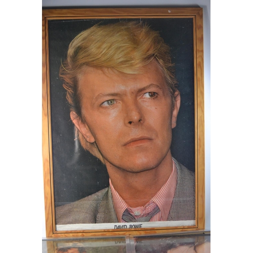 329 - Bowie posters - framed