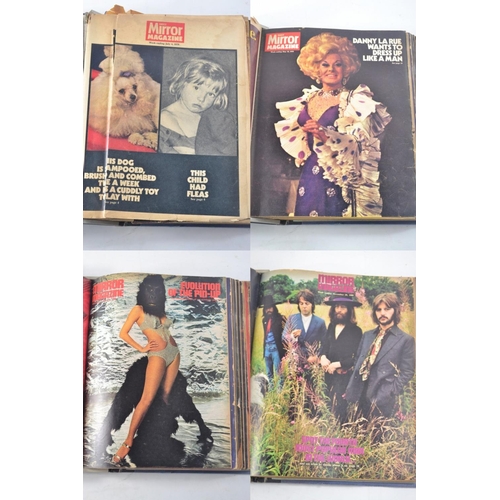 54A - Collection of vintage DAILY MIRROR magazines from October 1969 to July 1970