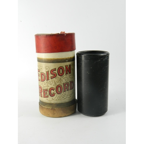 57 - Edison cylinder record by HARRY LAUDER in an original tube. 'Tobermory' 19175. The lid is partly sep... 