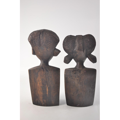 58D - Two carved African figures