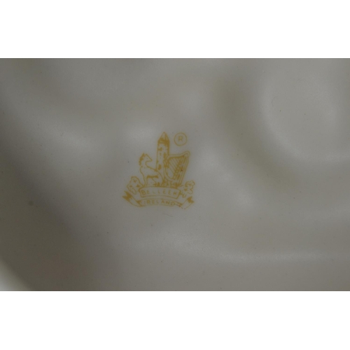 6 - Impressive BELLEEK ' Prince of Wales' ice pail with all over classical figure design, part of the Be... 