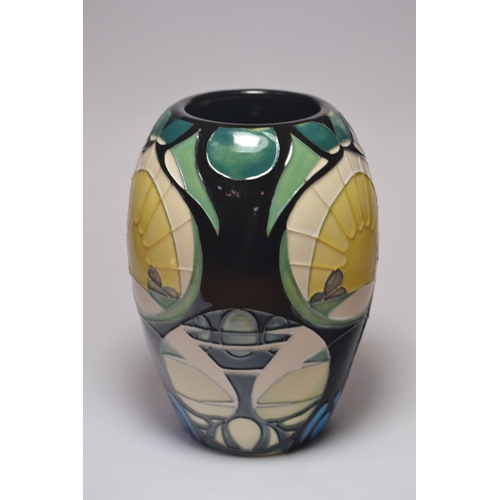 63 - MOORCROFT pottery bulbous vase having Sun Rise pattern by Vicky Lovatt