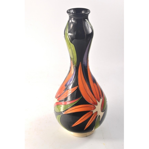 70A - Moorcroft large vase in Paradise Found design shape No 70/11 approx 28cm high