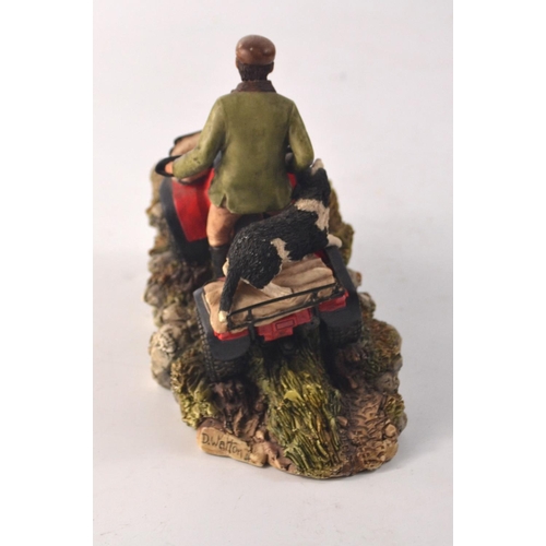 90 - Border Fine Arts model 'Easy Riders' by David Walton on wooden base