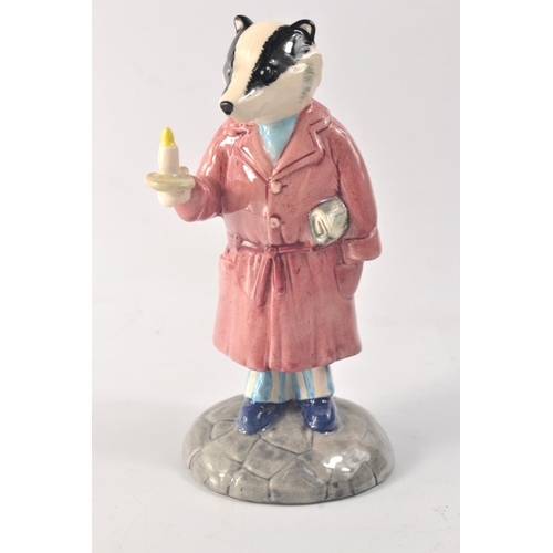 958 - Royal Doulton 'Badger' WIW3 972/2000 with cert - made by Beswick - 13cm H