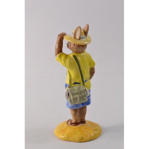 980 - Royal Doulton 'Tourist Bunnykins' DB190 1998 col club - 12cm H - Condition: in good order