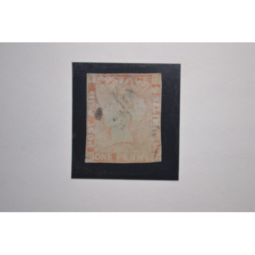 171C - VERY RARE MAURITIUS QUEEN VICTORIA 'POST PAID' 1848 to 1859 imperforated,  engraved in copper by J O... 