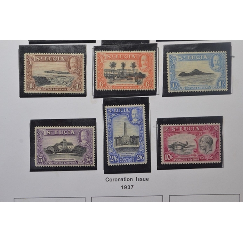 171F - COLLECTION (1page) from St LUCIA KING GEORGE V pictorial definitives 1936