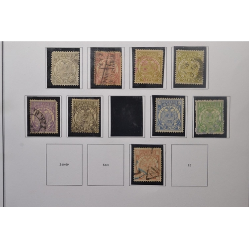 171G - COLLECTION OF TRANSVAAL stamps 4 pages of to include coat of arms fine impressions, thin paper imper... 