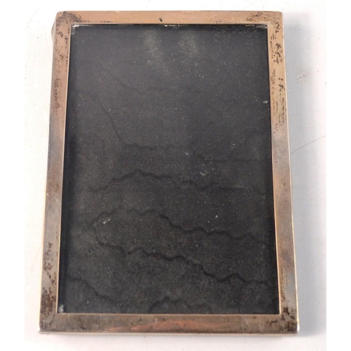 38 - Vintage silver picture frame dimensions 11cm x 5.5cm approx