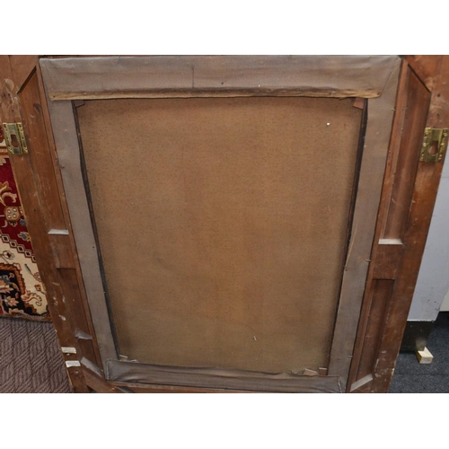 75 - FABULOUS Large gilt & gesso framed oil on canvas c19th century of a period Scots lady, frame size is... 