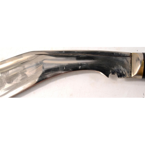 117 - FANTASTIC ! Vintage Fixed Blade KUKRI Knife - Rare Antique Knife, favoured weapon of choice for the ... 