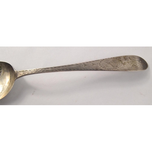 140 - EXTREEMLY OLD IRISH silver spoon. Dublin 1797 by maker JS