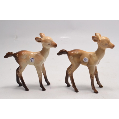 181 - A BESWICK DEER FAMILY to include a Buck, Doe and 2 fawns