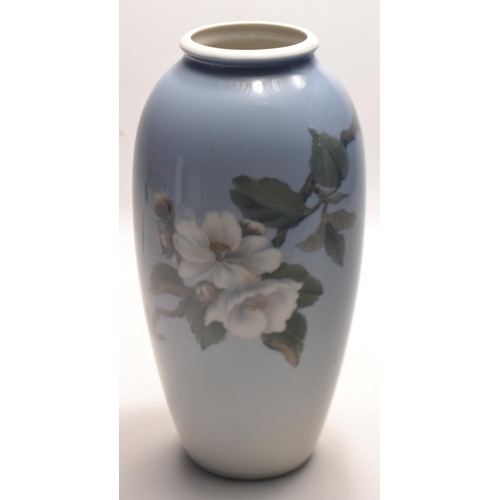 188 - Royal Copenhagen floral decorated vase