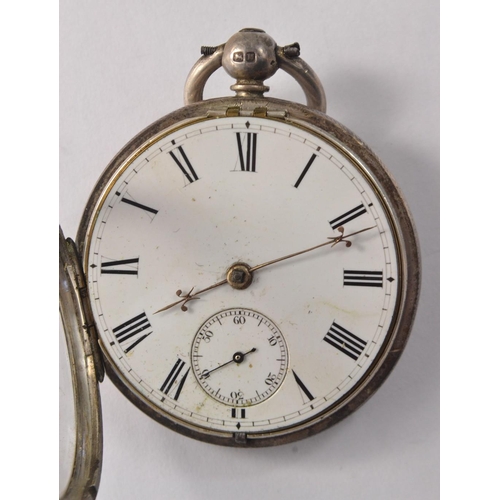 78 - Silver pocket watch LONDON Hallmark,  gross weight 88g, watch face clean, in good condition