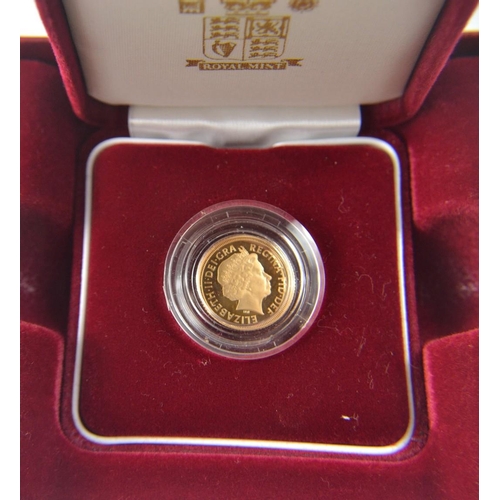 86 - 2006 HALF SOVERIGN GOLD PROOF Certificate No 2345