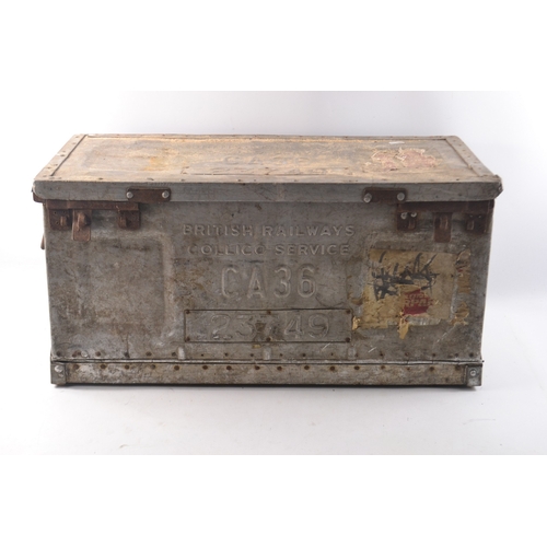 410 - RARE 1950's Collico Collectable vintage 'British Railways' (23749) aluminium style transport case. C... 