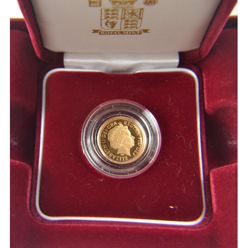 85 - 2006 HALF SOVERIGN GOLD PROOF Certificate No 2345