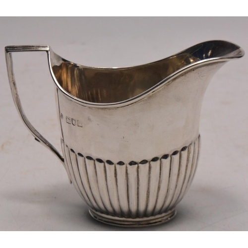 142 - Silver London Hallmark cream jug- nice example!